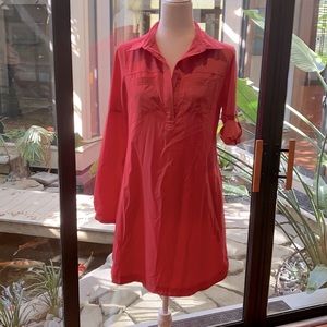 Bright Coral performance dress- Reel Legends